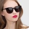 Meraki Noir Acétate Soleil de Lunette de vue pour Femmes d'EyeBuyDirect