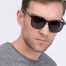 Meraki Blue Floral AcetateSunglass Frames for Men from EyeBuyDirect
