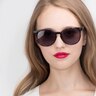 Meraki Blue Floral AcetateSunglass Frames for Women from EyeBuyDirect