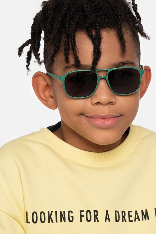 Mead Green PlasticSunglass Frames for Men from EyeBuyDirect