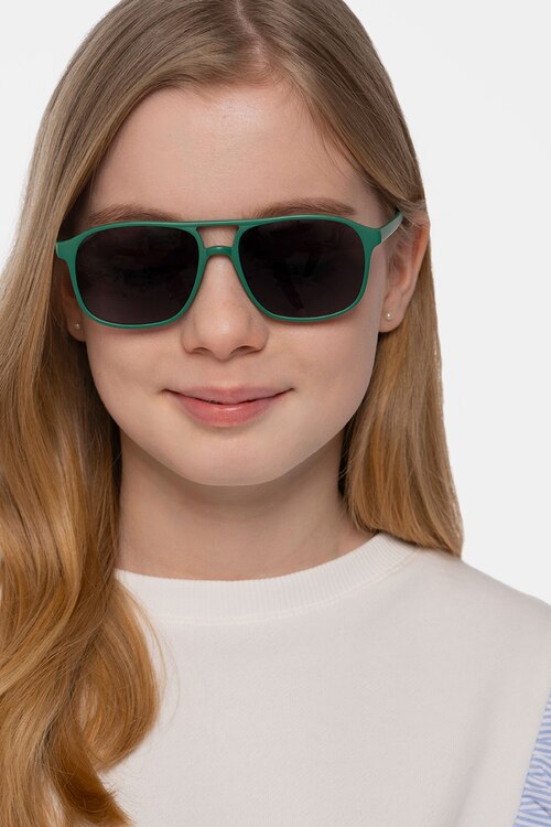 Mead Green PlasticSunglass Frames for Women from EyeBuyDirect
