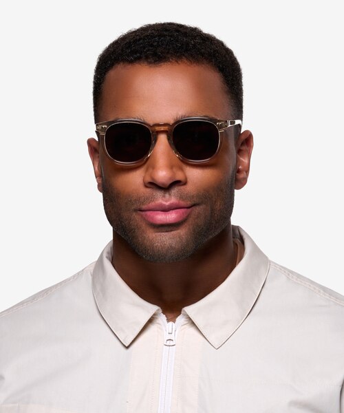 Ethereal Champagne AcetateSunglass Frames for Men from EyeBuyDirect