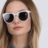 Laohu White AcetateSunglass Frames for Women from EyeBuyDirect