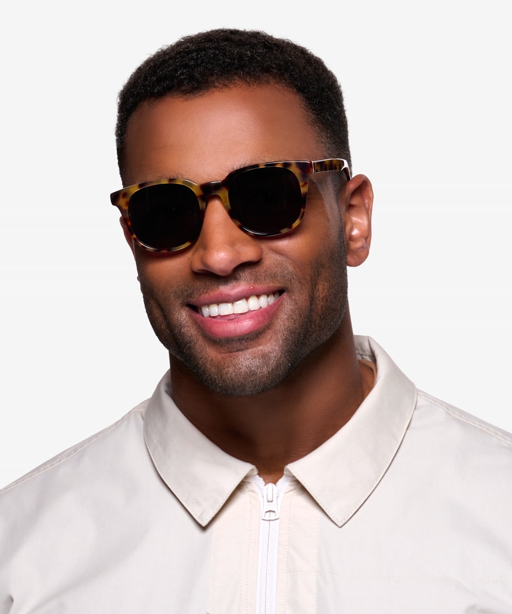 Lunette soleil ecaille cheap homme