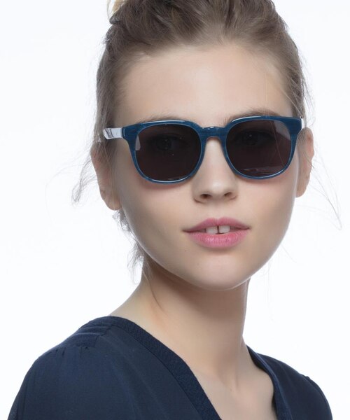 Tempest Blue AcetateSunglass Frames for Women from EyeBuyDirect