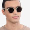 Millenium Light Green PlasticSunglass Frames for Men from EyeBuyDirect