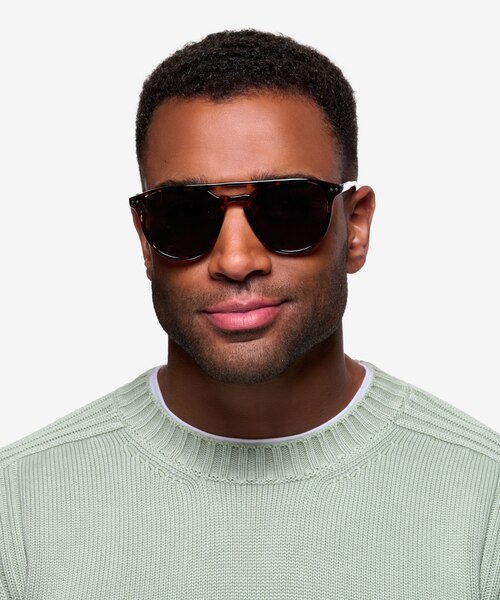 Meadow Tortoise PlasticSunglass Frames for Men from EyeBuyDirect