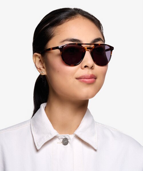 Meadow Tortoise PlasticSunglass Frames for Women from EyeBuyDirect