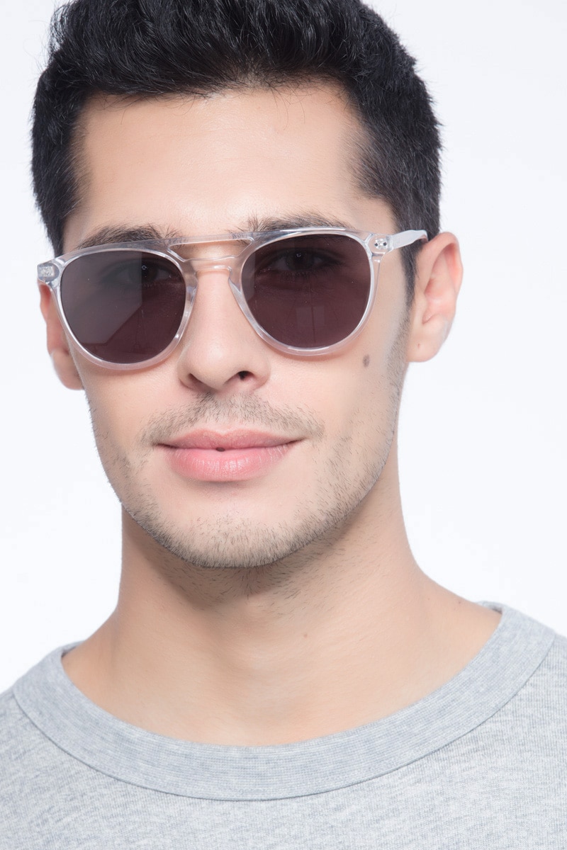 Buy Latest Round Transparent Sunglasses at best price! - Soigné