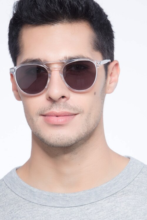 Meadow Clear PlasticSunglass Frames for Men from EyeBuyDirect