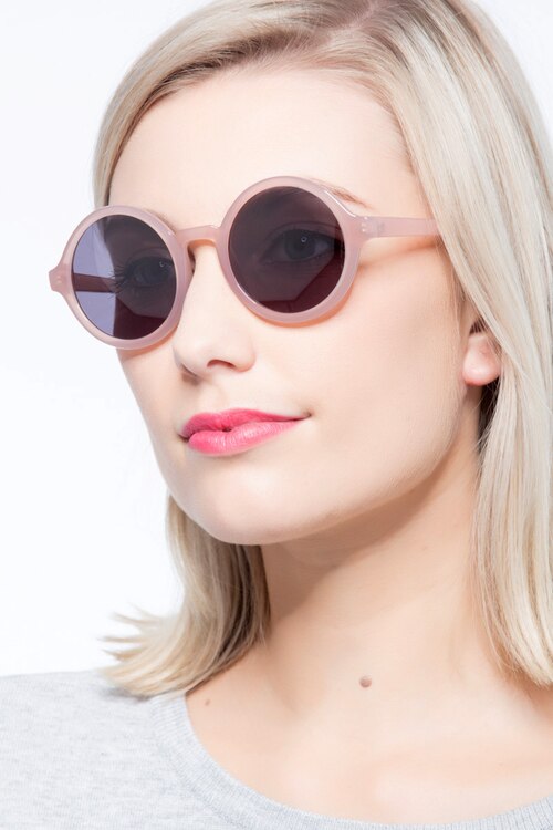 Solstice Pink PlasticSunglass Frames for Women from EyeBuyDirect