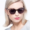 Cartel Tortoise PlasticSunglass Frames for Women from EyeBuyDirect