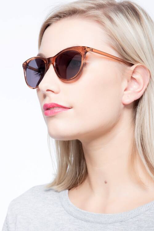 Clear Brown Cartel -  Plastique Sunglasses