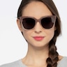 Vamp Brun AcétateSoleil de Lunette de vue pour Femmes d'EyeBuyDirect