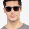Daikon Gray AcetateSunglass Frames for Men from EyeBuyDirect