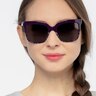 Intrigue Purple Leopard AcetateSunglass Frames for Women from EyeBuyDirect