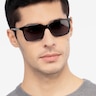 Epoch Noir AcétateSoleil de Lunette de vue pour Hommes d'EyeBuyDirect