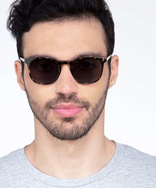Safari Dark Tortoise AcetateSunglass Frames for Men from EyeBuyDirect