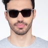 Luck Black AcetateSunglass Frames for Men from EyeBuyDirect