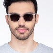 Luck Clear AcetateSunglass Frames for Men from EyeBuyDirect