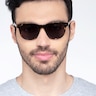 Sol Tortoise Brown AcetateSunglass Frames for Men from EyeBuyDirect
