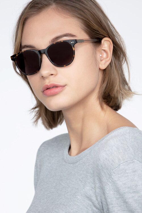 Sol Tortoise Brown AcetateSunglass Frames for Women from EyeBuyDirect