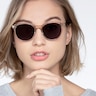 Sol Champagne AcetateSunglass Frames for Women from EyeBuyDirect