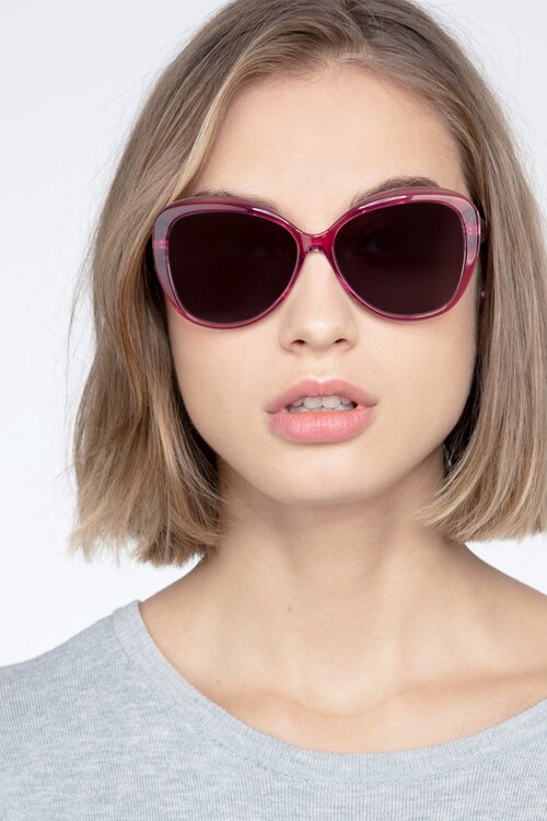 Believe Pink AcetateSunglass Frames for Women from EyeBuyDirect
