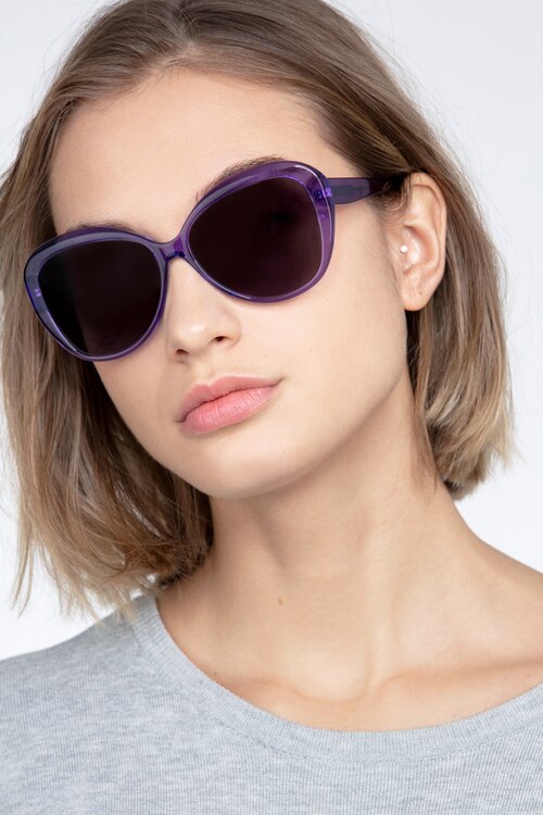 Believe Purple AcetateSunglass Frames for Women from EyeBuyDirect