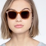 Sao Paulo Brown AcetateSunglass Frames for Women from EyeBuyDirect