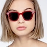 Sao Paulo Rouge AcetateSunglass Frames for Women from EyeBuyDirect
