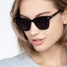 Sao Paulo Black AcetateSunglass Frames for Women from EyeBuyDirect