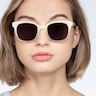 Quartz Ivory AcetateSunglass Frames for Women from EyeBuyDirect