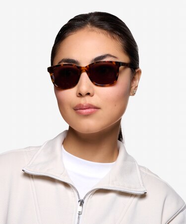 Tortoise Borneo -  Vintage Acetate Sunglasses