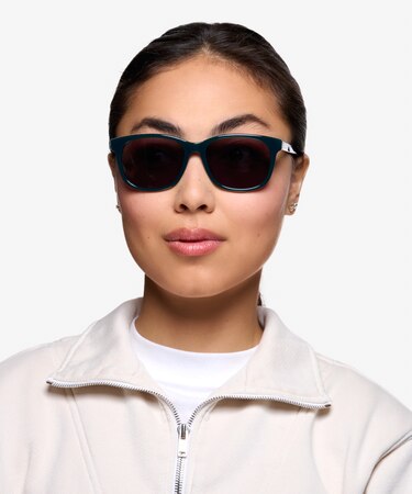 Green Borneo -  Vintage Acetate Sunglasses