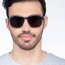 Acapulco Striped AcetateSunglass Frames for Men from EyeBuyDirect