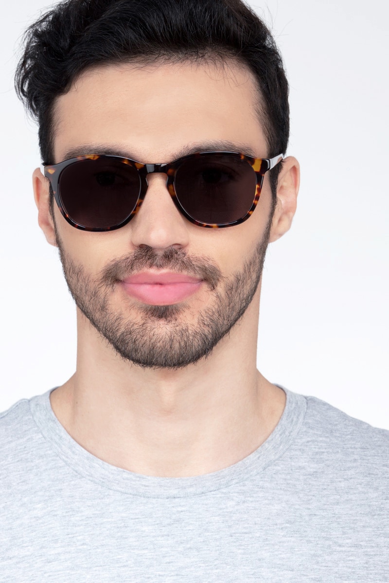 Mens tortoise shop shell sunglasses