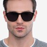Acapulco Noir AcétateSoleil de Lunette de vue pour Hommes d'EyeBuyDirect
