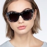 Calico Gray Floral AcetateSunglass Frames for Women from EyeBuyDirect