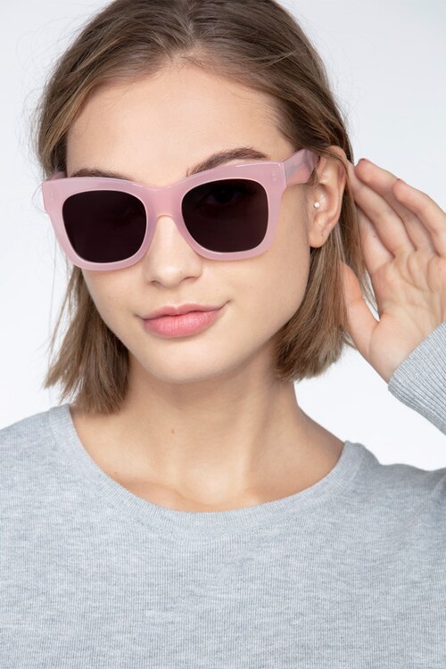 Calico Pink AcetateSunglass Frames for Women from EyeBuyDirect