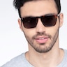 Cantina Écailles AcétateSoleil de Lunette de vue pour Hommes d'EyeBuyDirect