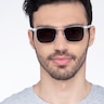 Cantina Clear AcetateSunglass Frames for Men from EyeBuyDirect