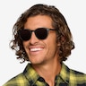 Hidden Noir PlastiqueSoleil de Lunette de vue pour Hommes d'EyeBuyDirect