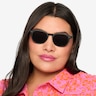 Hidden Noir PlastiqueSoleil de Lunette de vue pour Femmes d'EyeBuyDirect