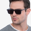 Cortez Gray PlasticSunglass Frames for Men from EyeBuyDirect