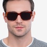 Riddle Écailles AcétateSoleil de Lunette de vue pour Hommes d'EyeBuyDirect