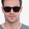Wave Black AcetateSunglass Frames for Men from EyeBuyDirect