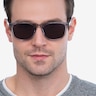 Wave Gris AcétateSoleil de Lunette de vue pour Hommes d'EyeBuyDirect