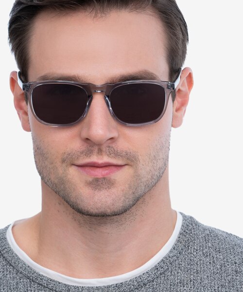 Wave Gray AcetateSunglass Frames for Men from EyeBuyDirect