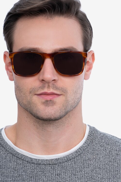 Kudos Brown AcetateSunglass Frames for Men from EyeBuyDirect